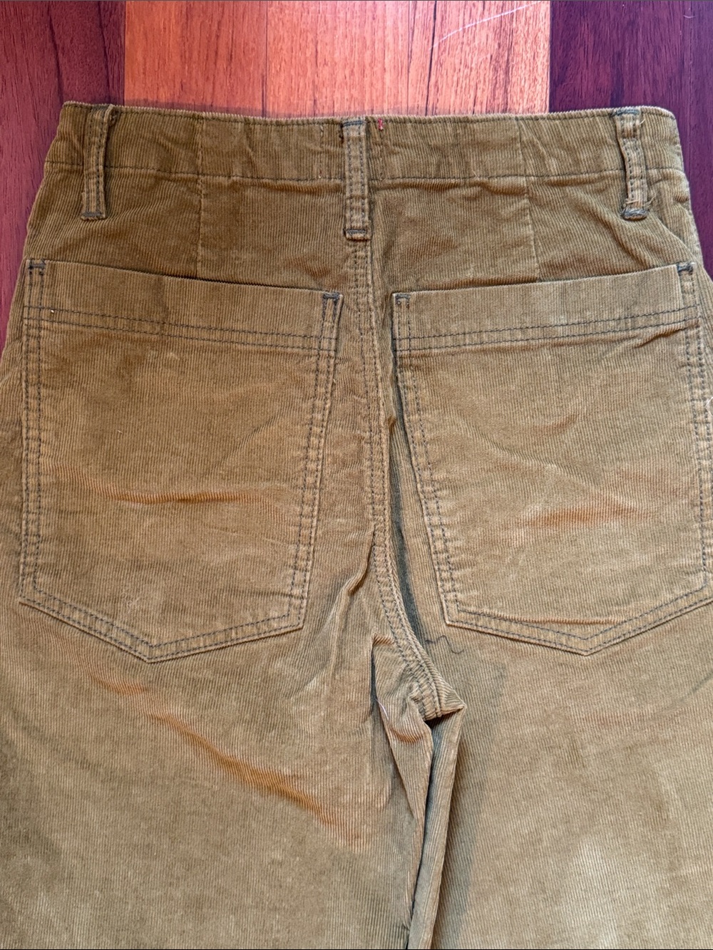 BDG Urban Outfitters | Olive Green Corduroy Wide-Leg Cropped Pants NWOT - Picture 10 of 10